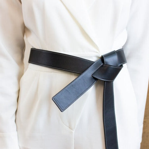 luxe-ceinture-femme-phi-1618-noir-bleu-marine-cuir-bicolore-réversible