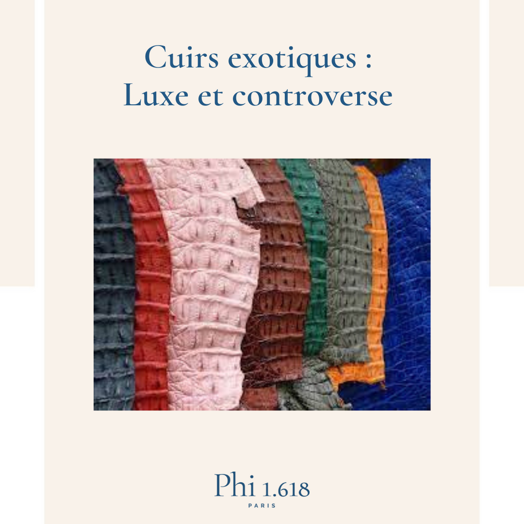 Les cuirs exotiques : luxe et controverse