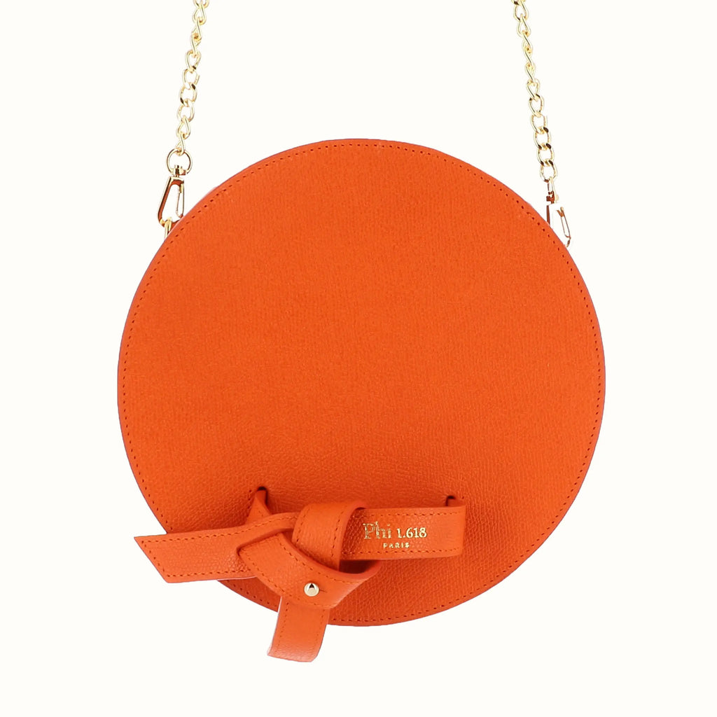 Sac à main Phiesta orange de Phi1618, accessoire de mode haut de gamme