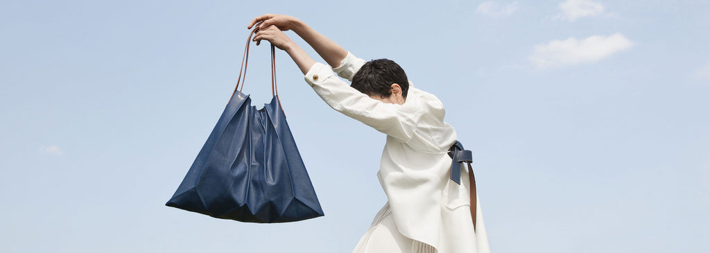 Sac à main Phiori bleu marine de Phi1618, accessoire de mode haut de gamme